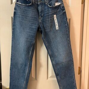 NWT Zara Women’s Cigarette Fit Blue Jeans